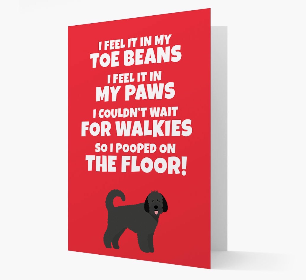'I feel it in my...' - Personalised {breedFullName} Card