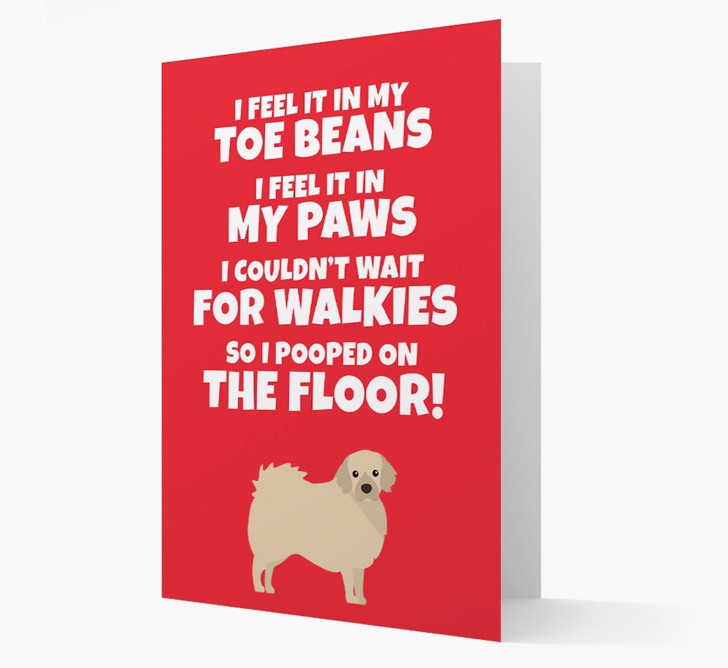 'I feel it in my...' - Personalised {breedFullName} Card