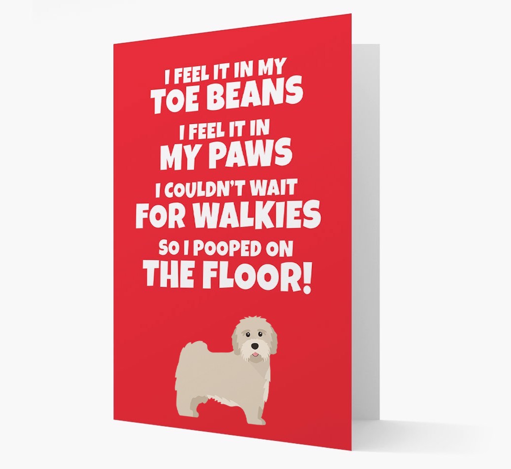 'I feel it in my...' - Personalised {breedFullName} Card