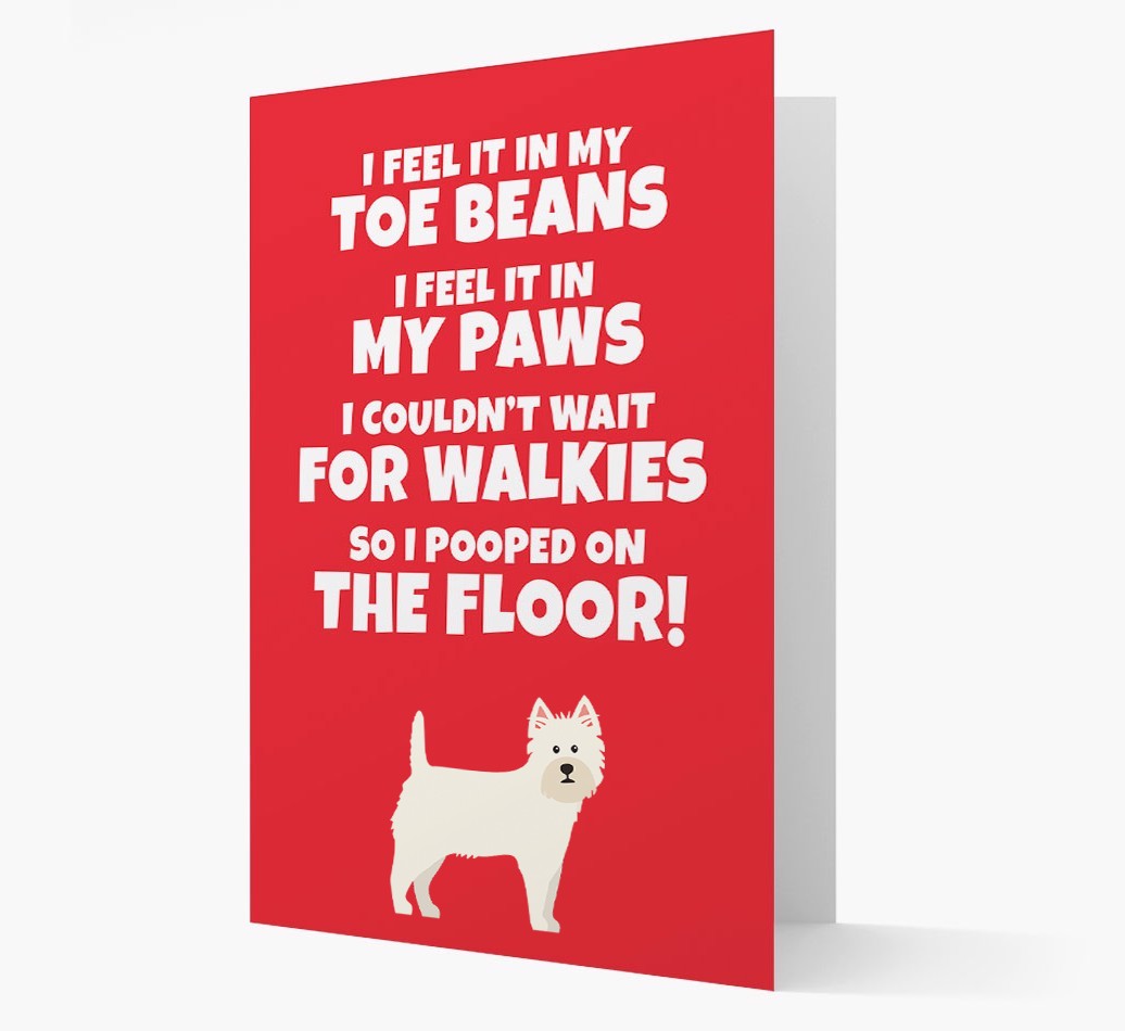 'I feel it in my...' - Personalised {breedFullName} Card