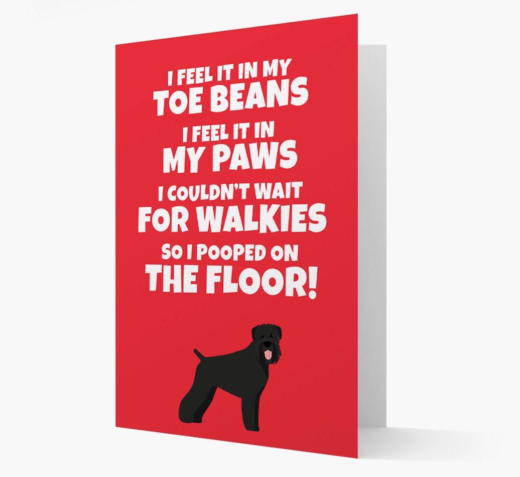 'I feel it in my...' - Personalized {breedFullName} Card