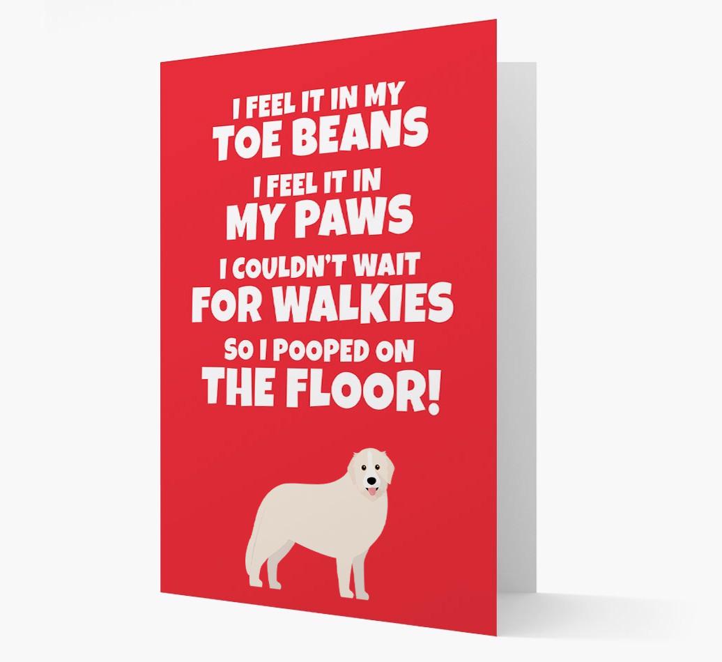 'I feel it in my...' - Personalised {breedFullName} Card