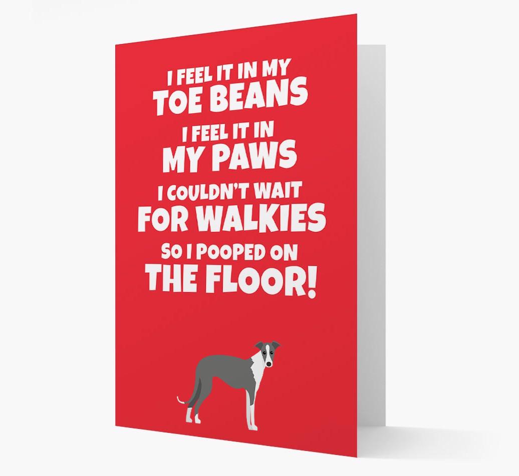 'I feel it in my...' - Personalized {breedFullName} Card