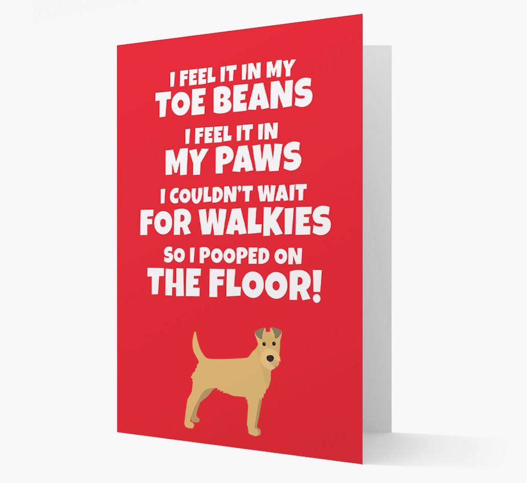 'I feel it in my...' - Personalized {breedFullName} Card