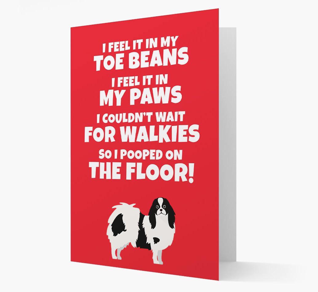 'I feel it in my...' - Personalized {breedFullName} Card