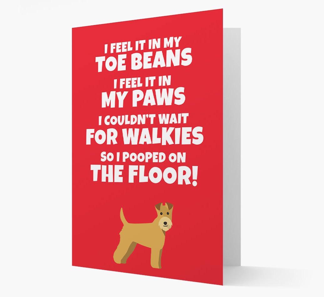 'I feel it in my...' - Personalized {breedFullName} Card