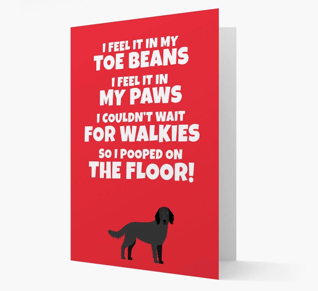 'I feel it in my...' - Personalized {breedFullName} Card