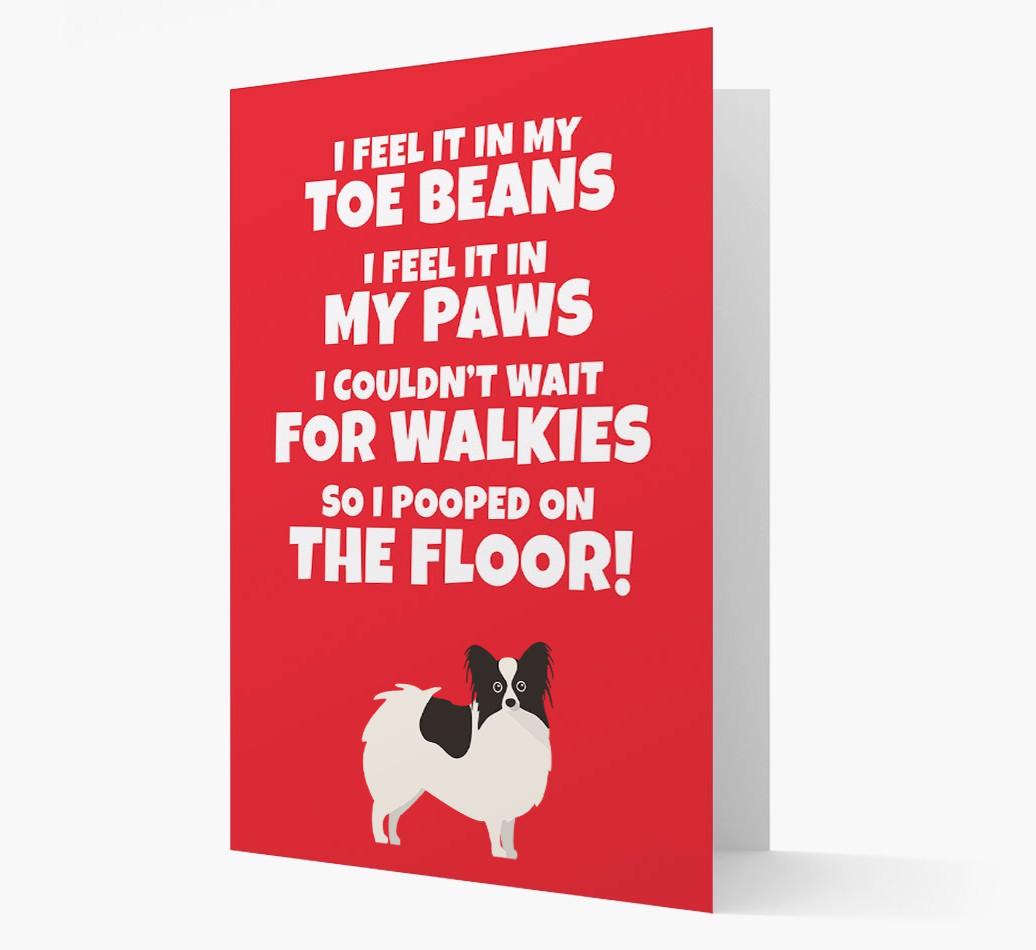 'I feel it in my...' - Personalized {breedFullName} Card