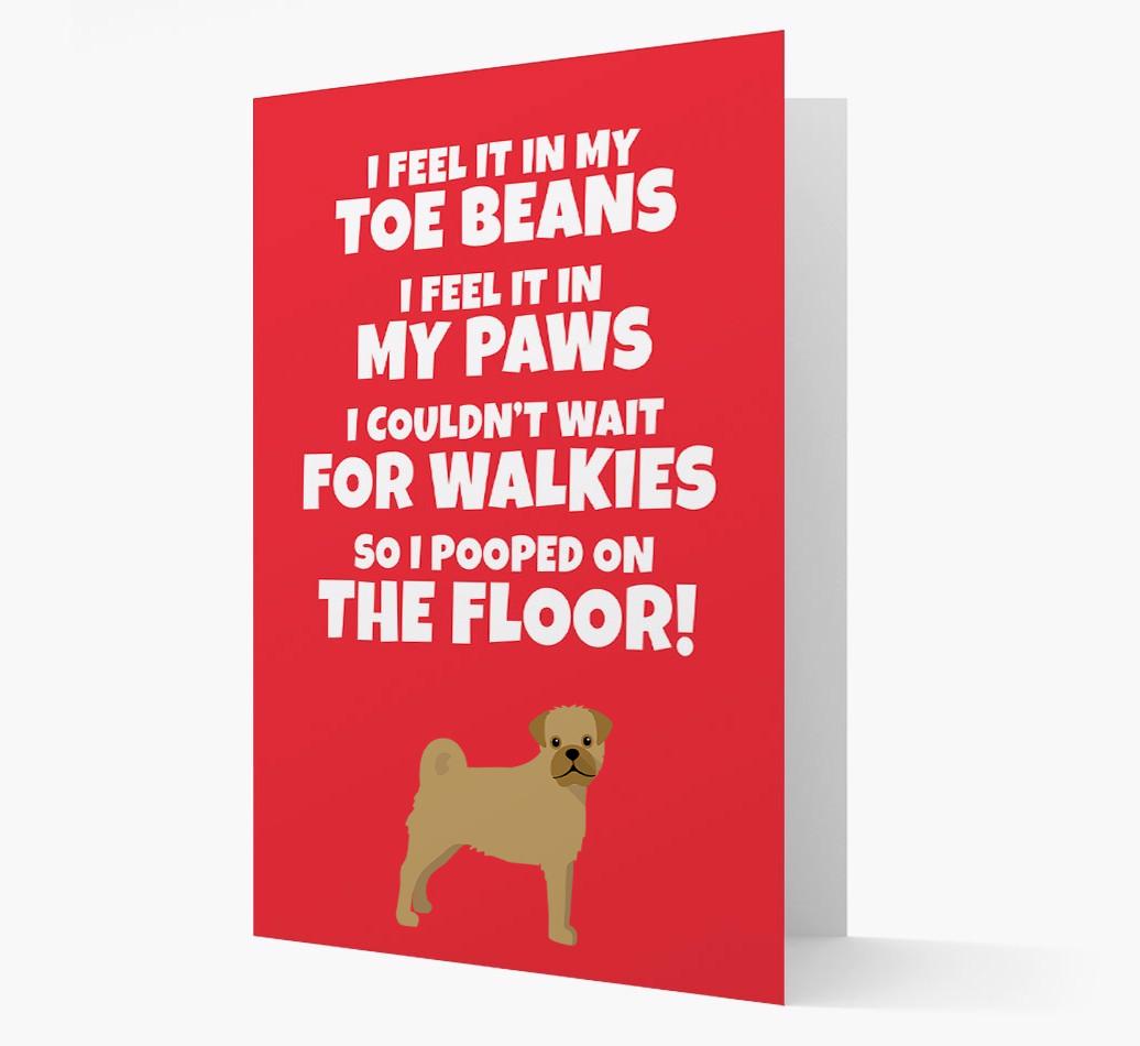 'I feel it in my...' - Personalized {breedFullName} Card