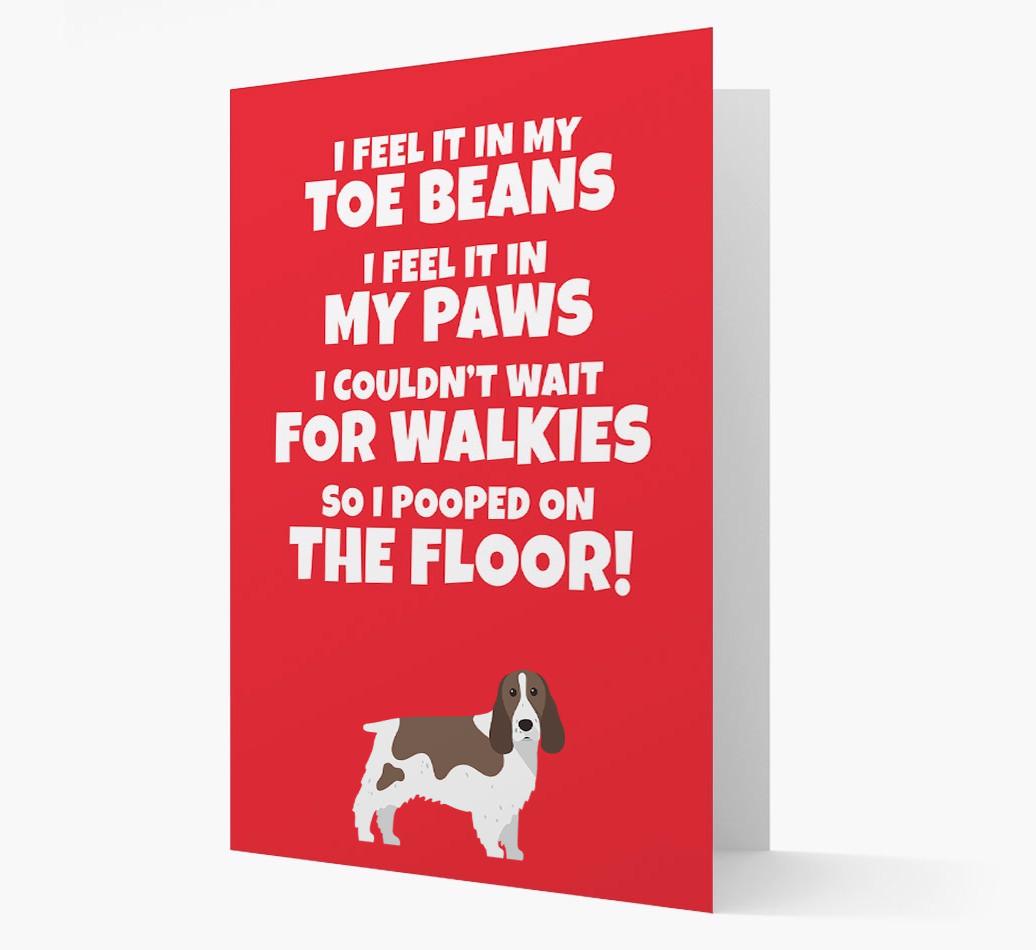 'I feel it in my...' - Personalized {breedFullName} Card