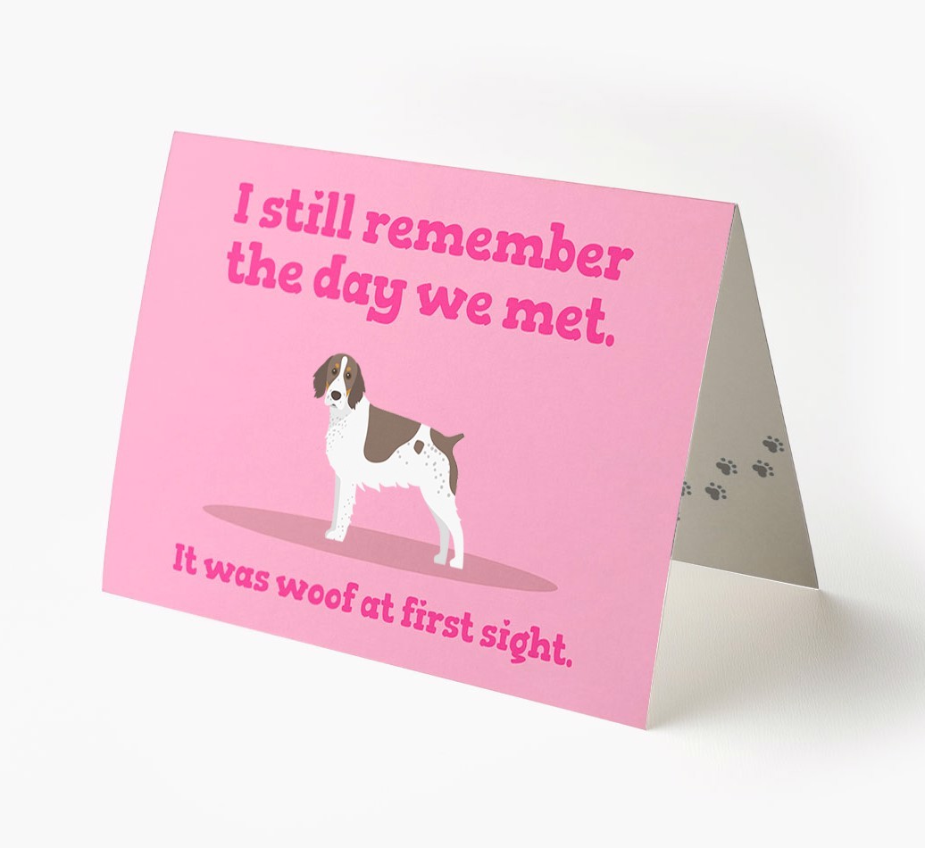 'The Day We Met' - Personalized {breedFullName} Card
