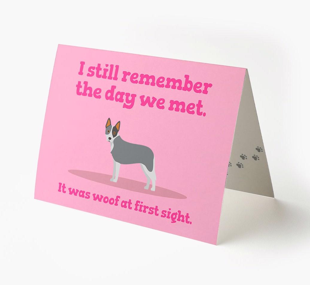 'The Day We Met' - Personalized {breedFullName} Card