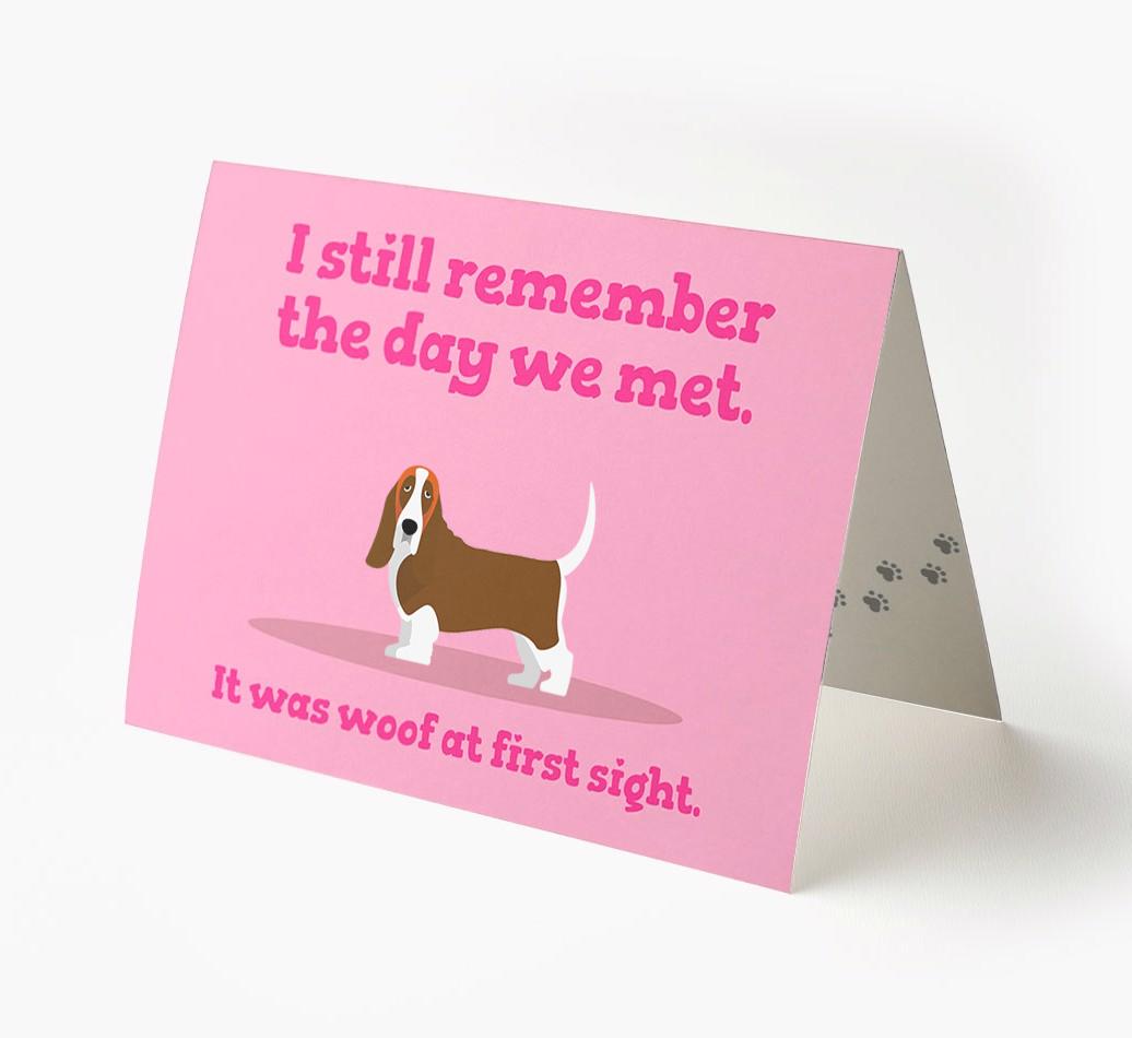 'The Day We Met' - Personalized {breedFullName} Card