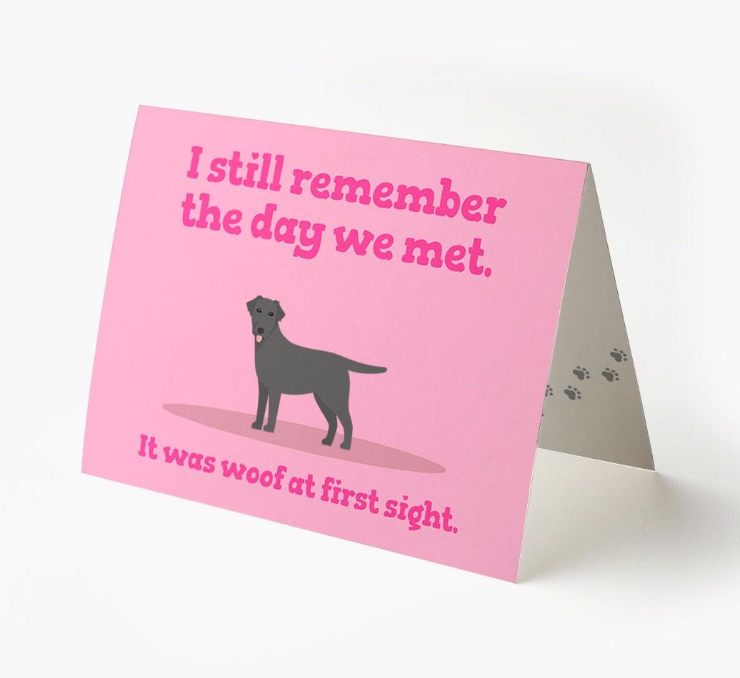 'The Day We Met' - Personalized {breedFullName} Card