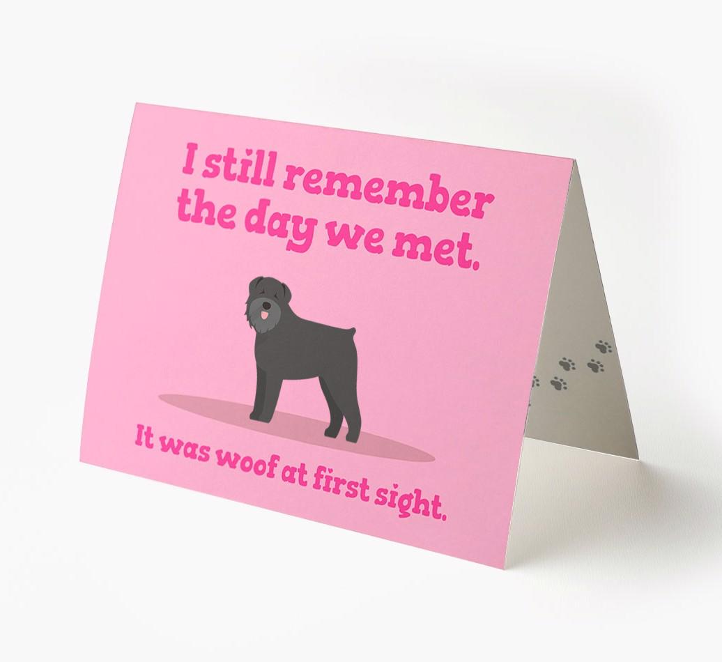'The Day We Met' - Personalized {breedFullName} Card