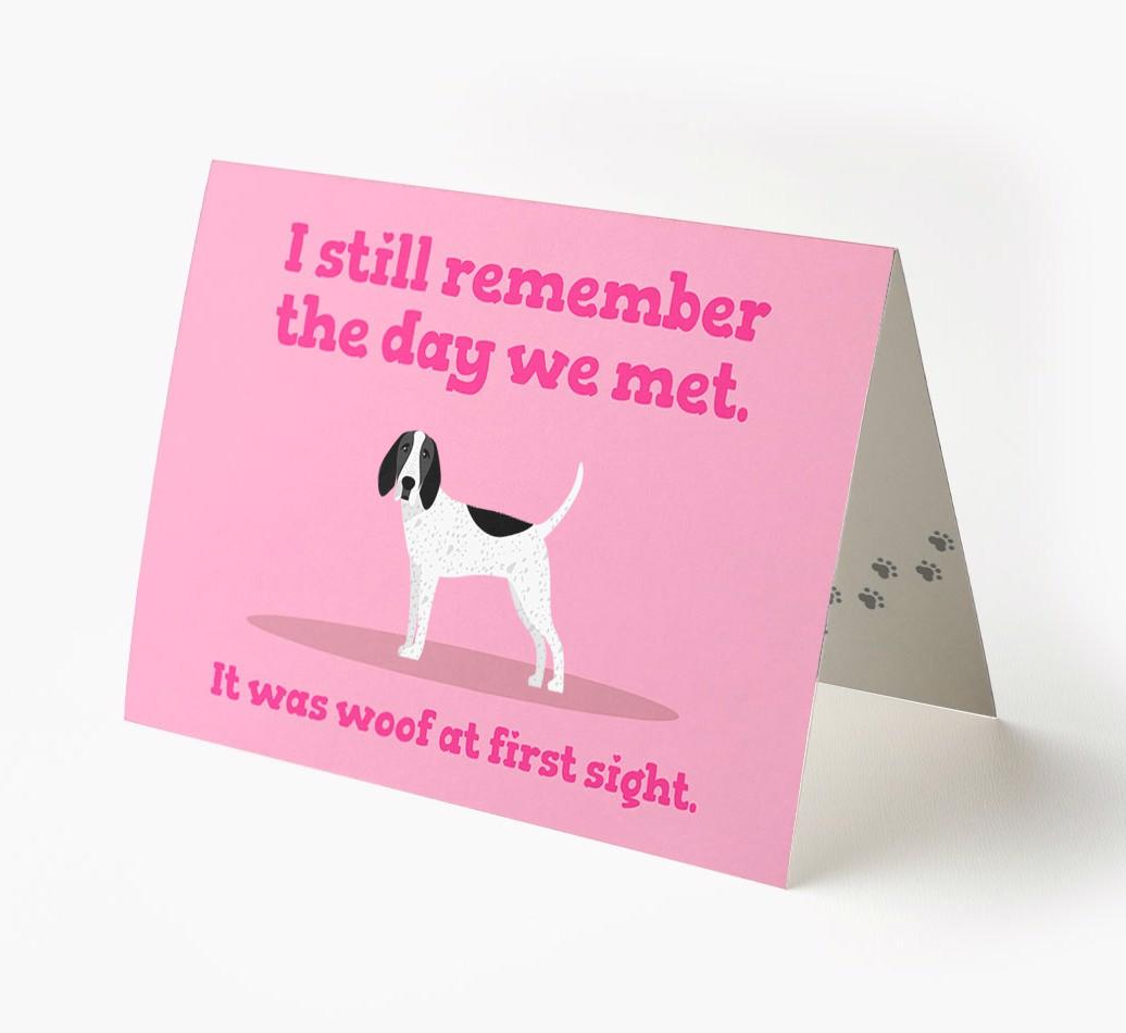 'The Day We Met' - Personalized {breedFullName} Card