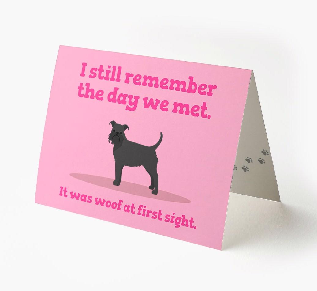 'The Day We Met' - Personalized {breedFullName} Card