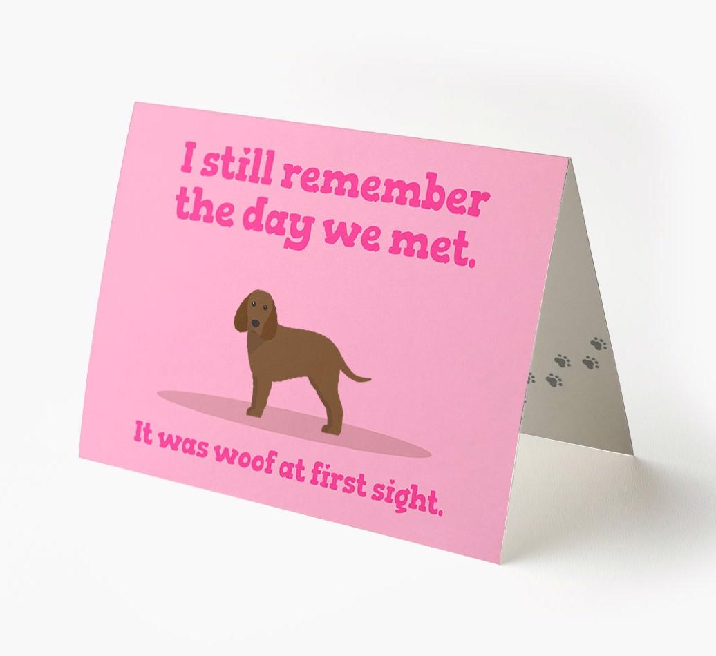 'The Day We Met' - Personalized {breedFullName} Card