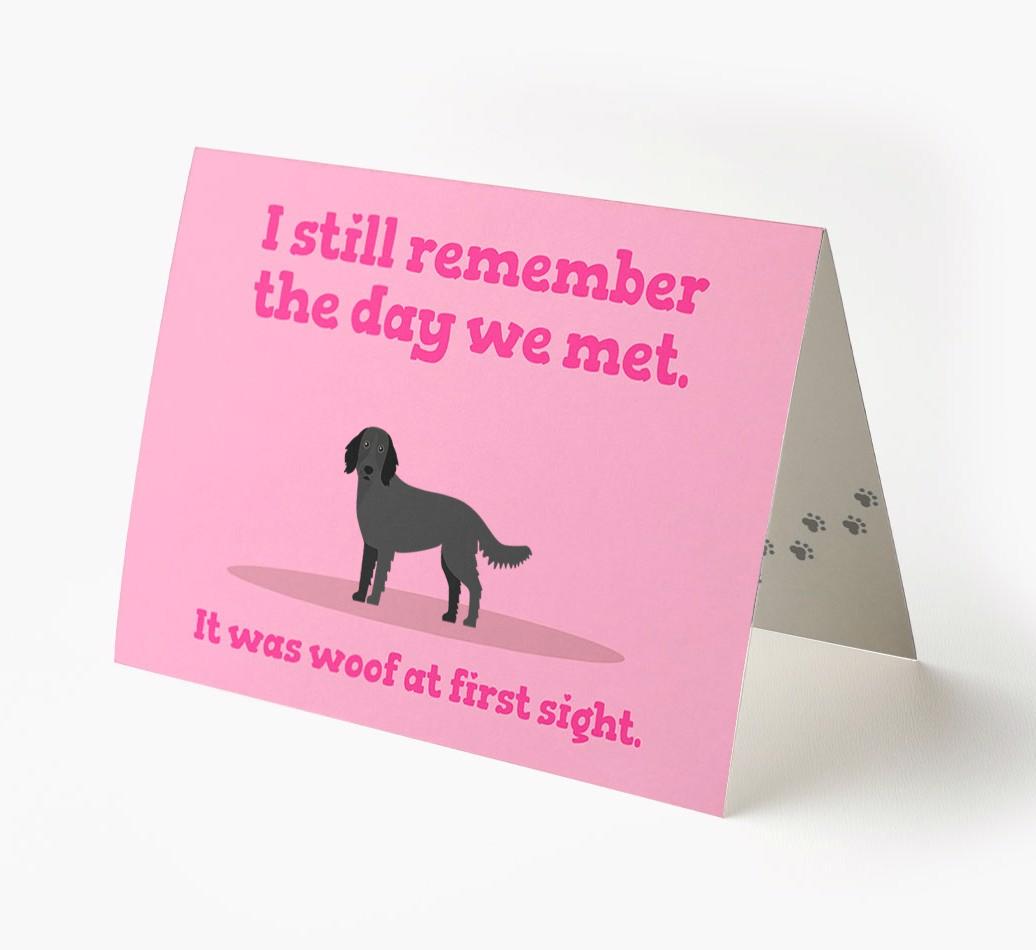 'The Day We Met' - Personalized {breedFullName} Card