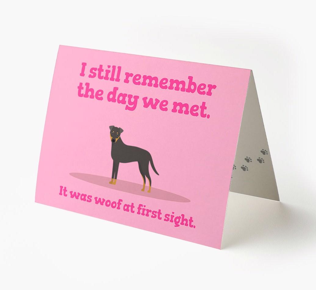 'The Day We Met' - Personalized {breedFullName} Card