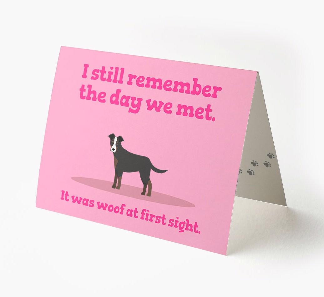 'The Day We Met' - Personalized {breedFullName} Card