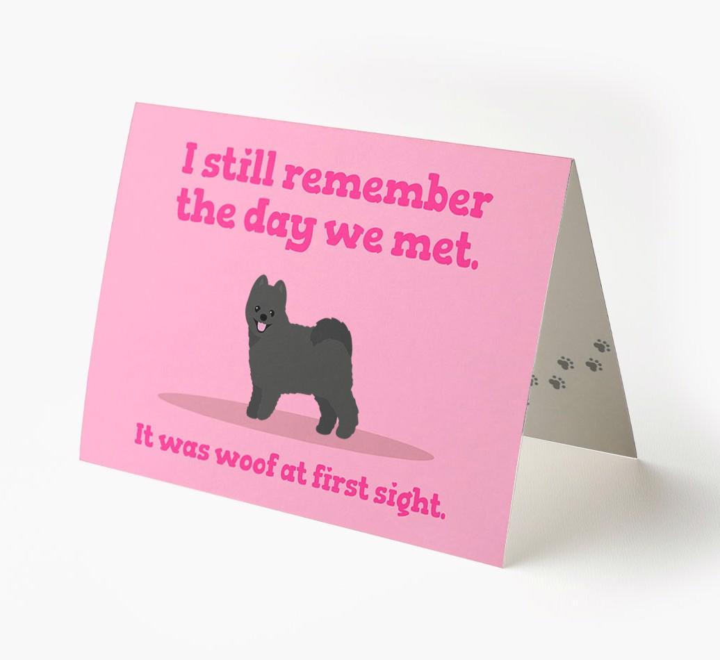 'The Day We Met' - Personalized {breedFullName} Card