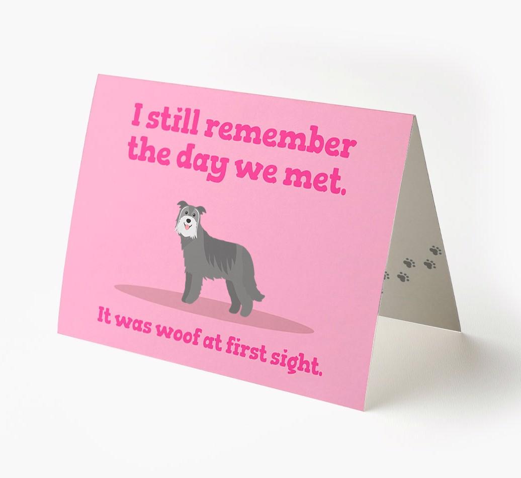 'The Day We Met' - Personalized {breedFullName} Card