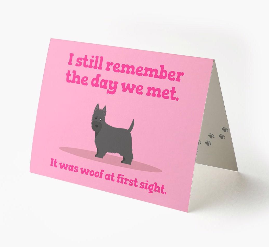 'The Day We Met' - Personalized {breedFullName} Card