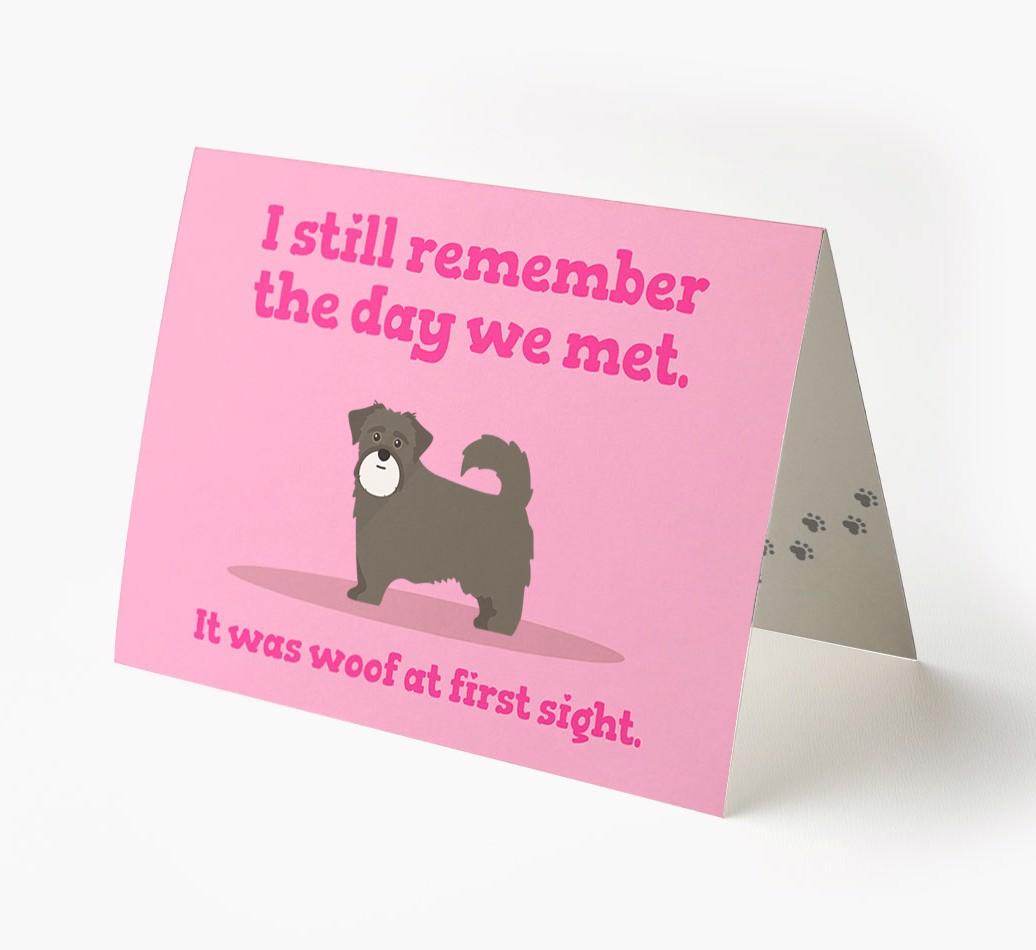 'The Day We Met' - Personalized {breedFullName} Card