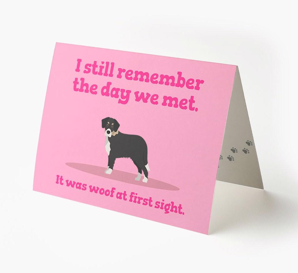 'The Day We Met' - Personalized {breedFullName} Card
