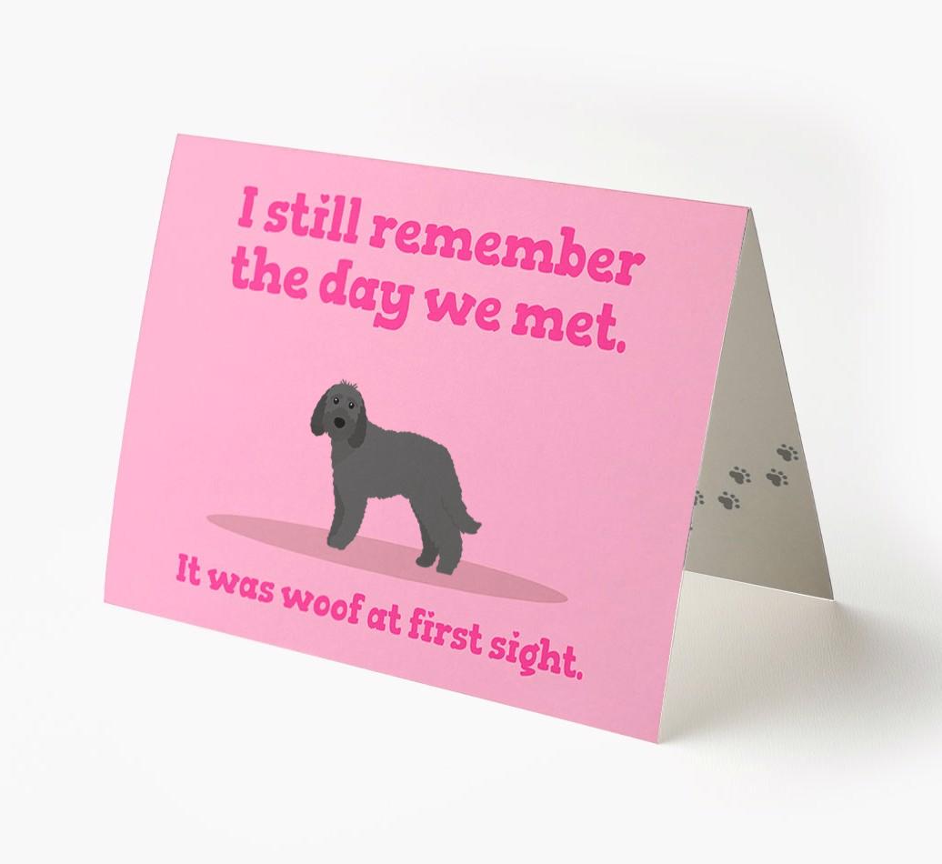 'The Day We Met' - Personalized {breedFullName} Card