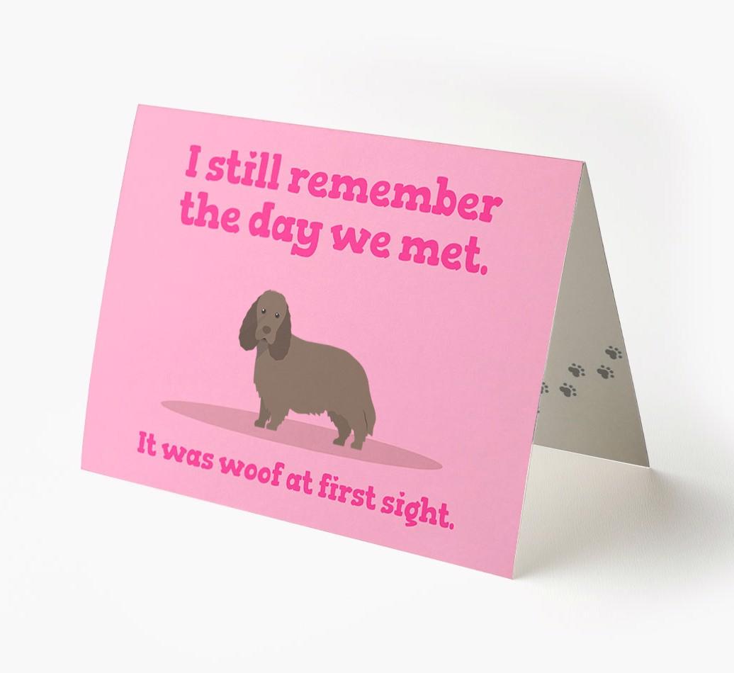 'The Day We Met' - Personalized {breedFullName} Card