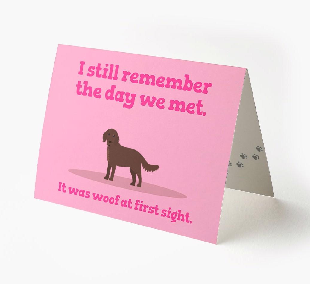 'The Day We Met' - Personalized {breedFullName} Card