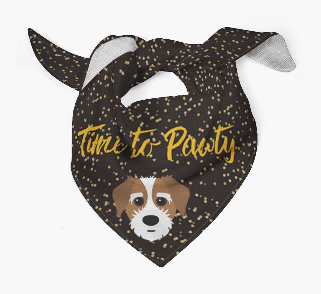 'Time to Pawty' {breedCommonName} Bandana