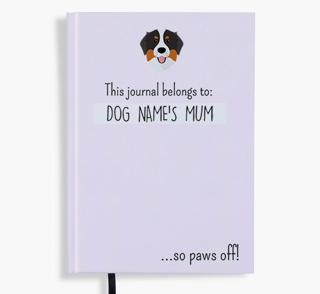 This Journal Belongs to: Personalised {breedShortName} Notebook