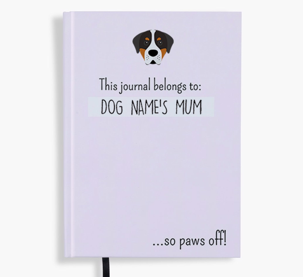 This Journal Belongs to: Personalised {breedShortName} Notebook