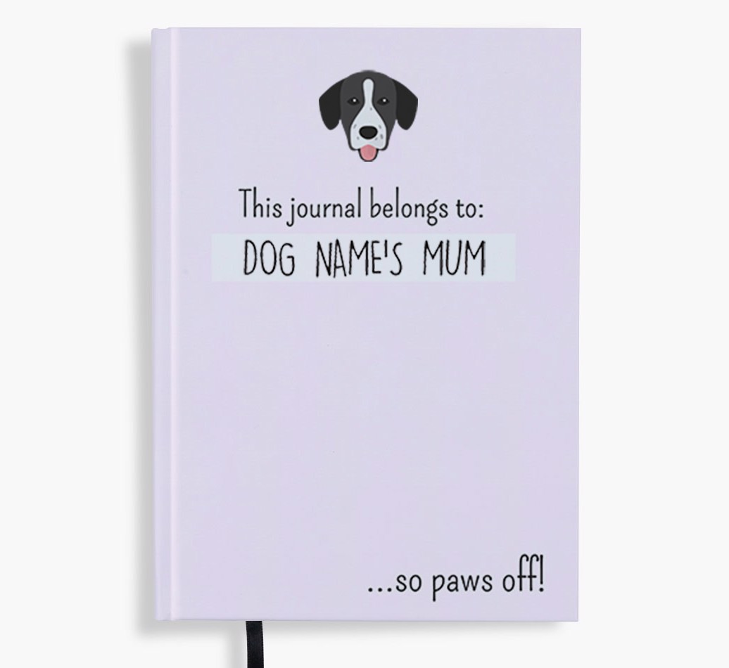 This Journal Belongs to: Personalised {breedShortName} Notebook