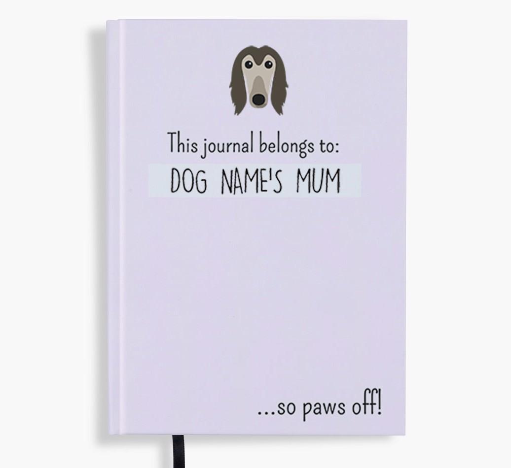 This Journal Belongs to: Personalised {breedShortName} Notebook