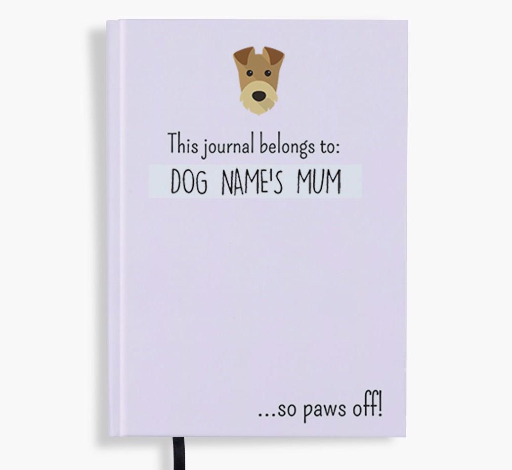 This Journal Belongs to: Personalised {breedShortName} Notebook