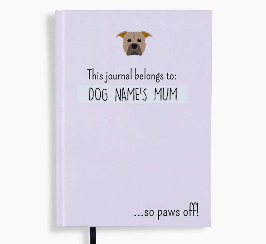 This Journal Belongs to: Personalised {breedShortName} Notebook