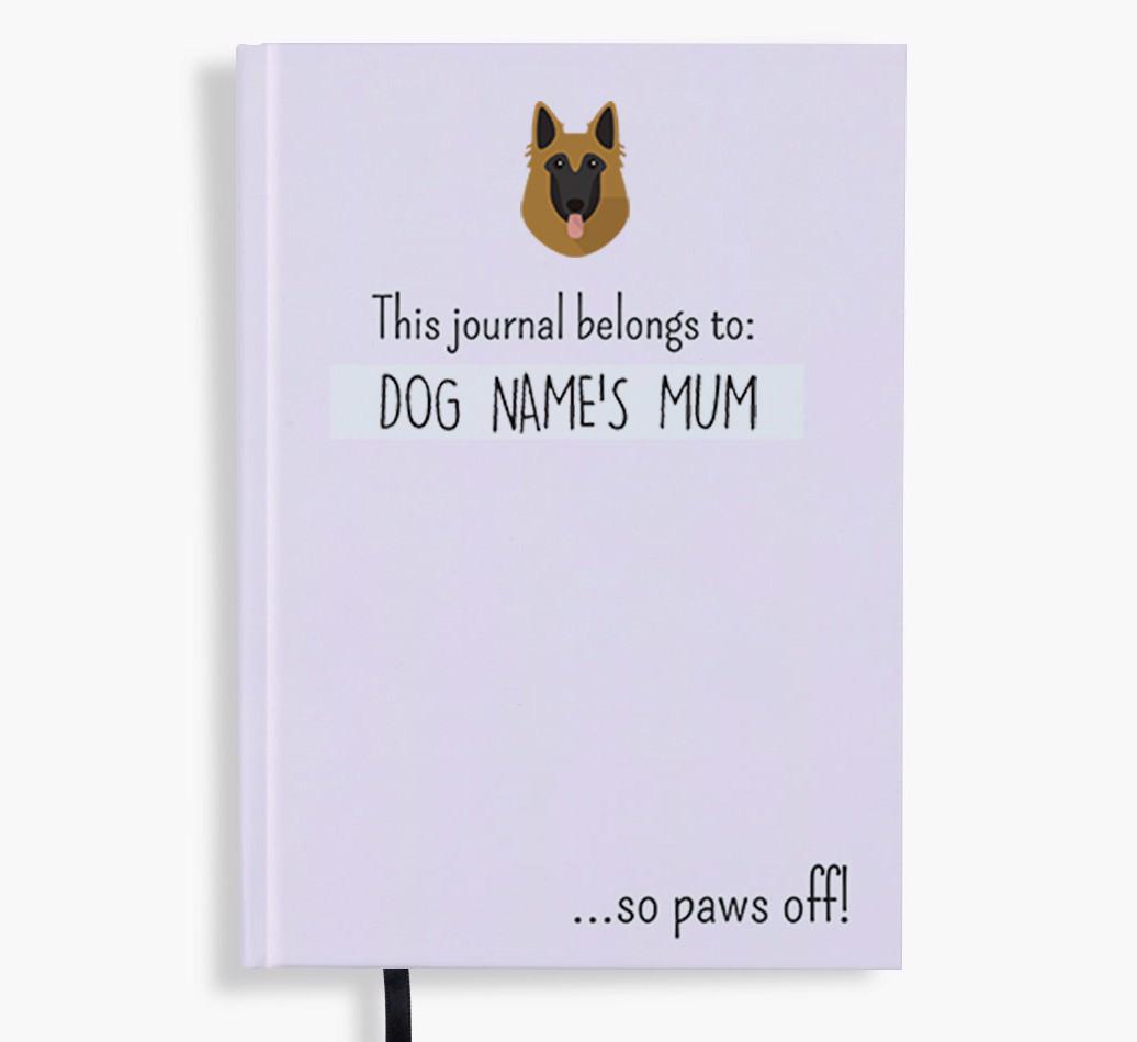 This Journal Belongs to: Personalised {breedShortName} Notebook