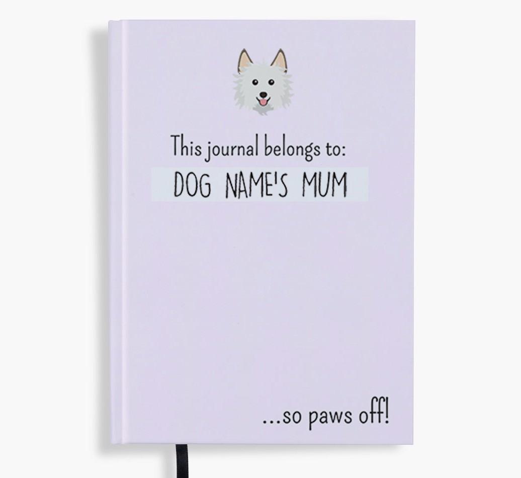 This Journal Belongs to: Personalised {breedShortName} Notebook