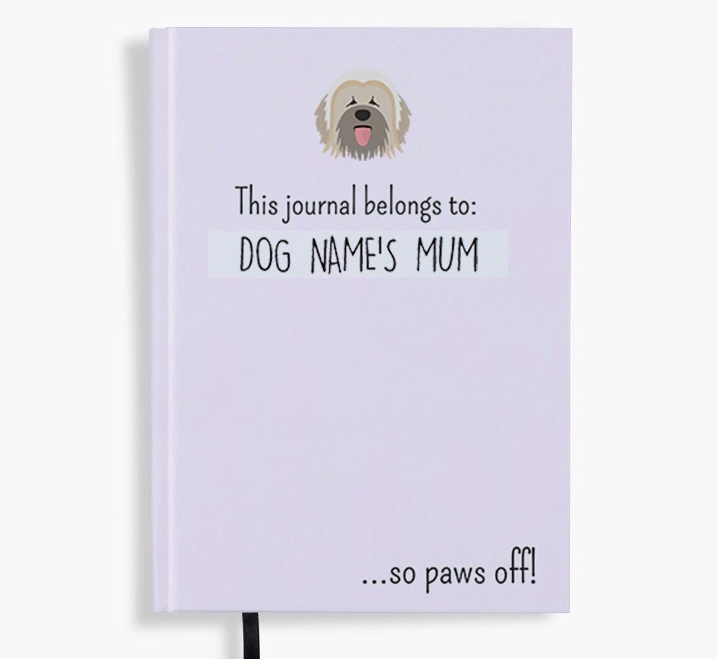 This Journal Belongs to: Personalised {breedShortName} Notebook