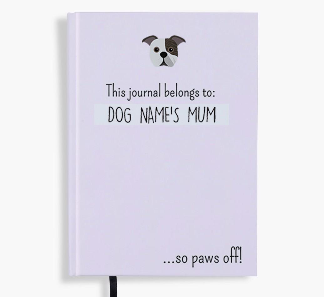 This Journal Belongs to: Personalised {breedShortName} Notebook