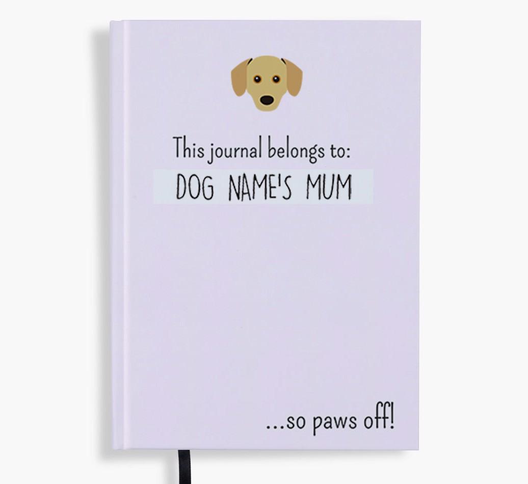 This Journal Belongs to: Personalised {breedShortName} Notebook