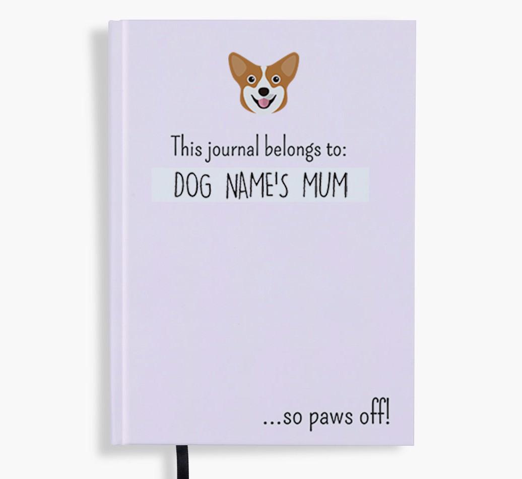 This Journal Belongs to: Personalised {breedShortName} Notebook