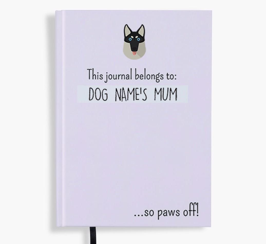 This Journal Belongs to: Personalised {breedShortName} Notebook