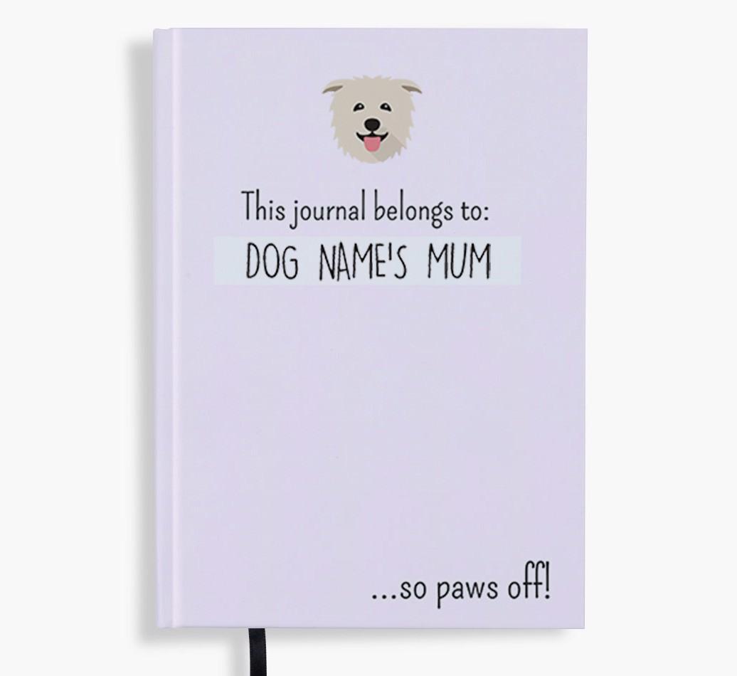 This Journal Belongs to: Personalised {breedShortName} Notebook