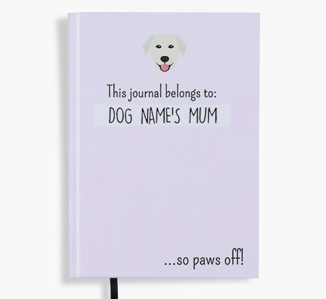 This Journal Belongs to: Personalised {breedShortName} Notebook