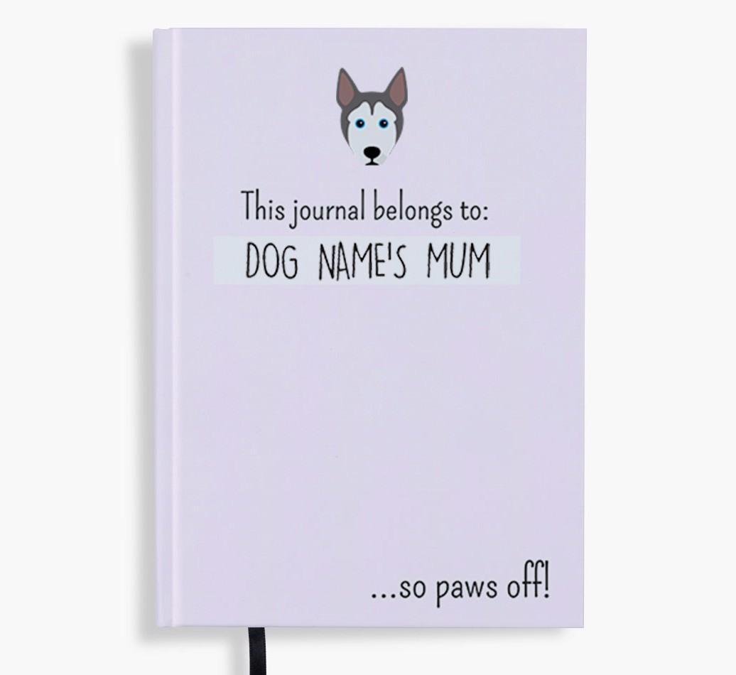 This Journal Belongs to: Personalised {breedShortName} Notebook
